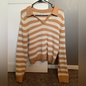 American Eagle Knit Polo Sweater